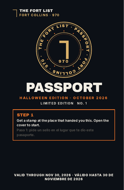 The Halloween town passport