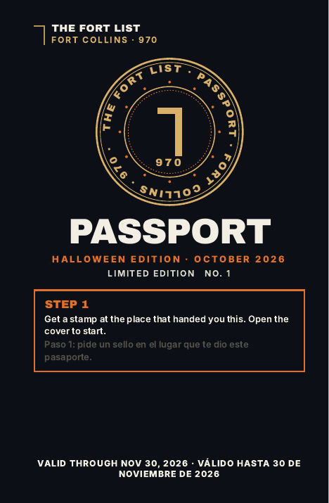The Fort List Halloween passport